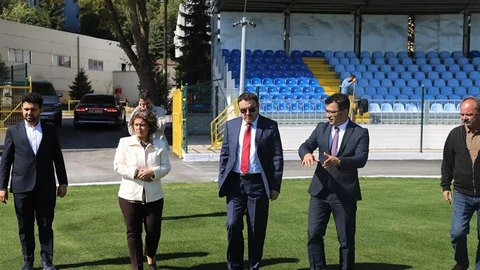 Kütahya'da spor tesisleri incelemesi