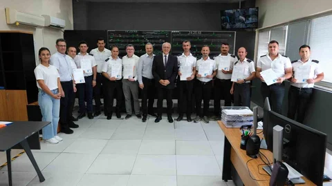 Antalya'da raylı sistem kontrolörleri uluslararası sertifika aldı