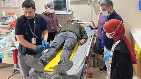 Gölbaşı'nda turkuaz kod tatbikatı yapıldı