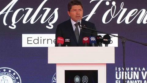 Edirne'de Adalet Bakanı Tunç, İsrail'in işgal politikalarını eleştirdi.