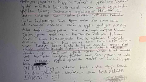 İstanbul'da katil zanlısının mektubu dikkat çekti