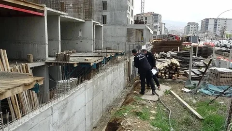 Malatya'da şantiyede iş kazası