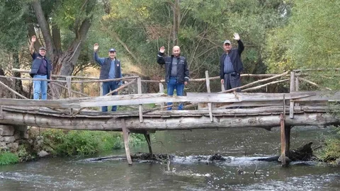 Kütahya'da köylüler köprü yapılmasını talep ediyor