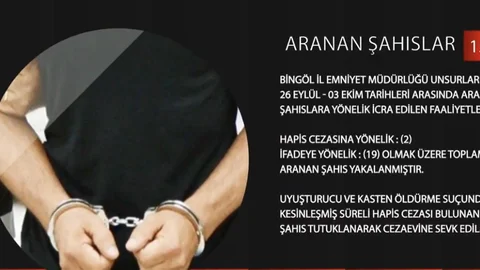 Bingöl'de 35 şüpheli gözaltına alındı