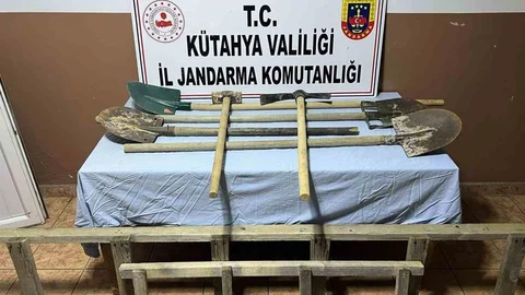 Kütahya'da define avcılarına operasyon