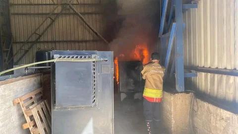 Hatay'da yangın paniği