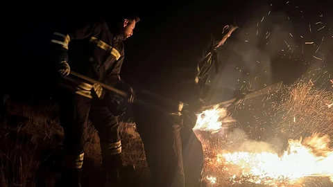 Erzincan'da örtü yangını kontrol altına alındı