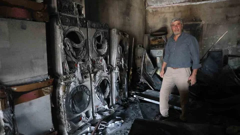 Hatay'da beyaz eşya bayisinde yangın çıktı, 3 milyon TL zarar oluştu