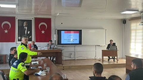 Sarıgöl'de okul servisleri için toplantı