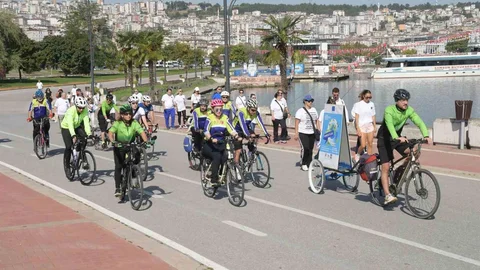 Samsun'da Sürdürülebilir Ulaşım Yürüyüşü