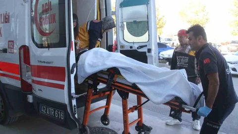 Beyşehir'de inşaattan düşen işçi yaralandı