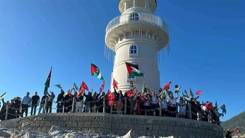 Antalya'da Gazze'ye destek yürüyüşü düzenlendi