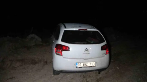 Manavgat'ta otomobil takla attı