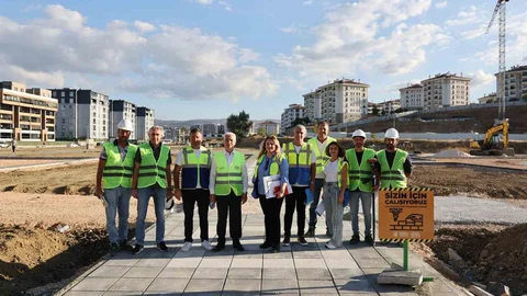Bursa'da Balkan Mahallesi'ne yeni bir bölge parkı inşa edildi.
