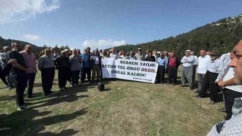Kahramanmaraş'ta yaylada tel örgü uygulamasına tepki var