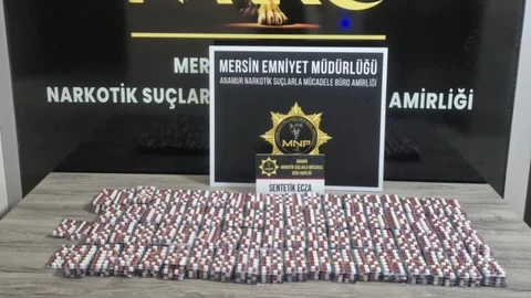 Anamur’da Operasyon: Taksi İçinde Uyuşturucu Hap… Hem de Binlerce!