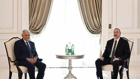 Azerbaycan'da Yıldırım-Aliyev Görüşmesi