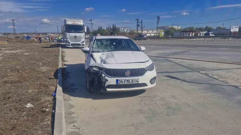 Tekirdağ'da yaya kadın otomobilin çarpması sonucu yaşamını yitirdi