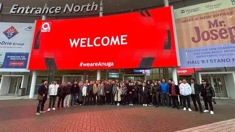 Denizli'den 53 kişilik heyet, Almanya'daki Anuga 2025 Gıda Fuarı'nda yer aldı.