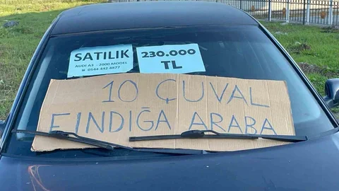 Çarşamba'da Fındıkla Araç Takası