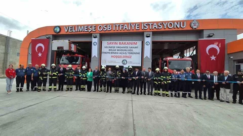 Tekirdağ'da İtfaiye Hizmet Binası Açıldı