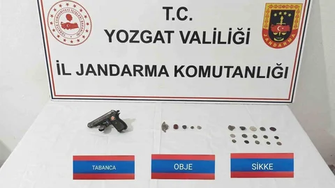 Yozgat'ta tarihi eser kaçakçılarına operasyon yapıldı