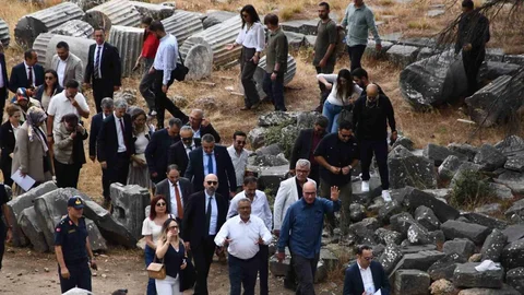 Aydın'da Priene Antik Kenti'ne destek geliyor
