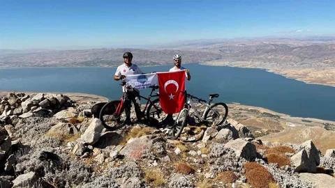 Elazığ'da bisiklet tırmanışı etkinliği