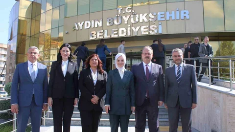 Aydın'da Bakan Göktaş'ın hizmetleri incelediği ziyaretler