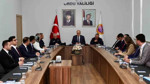 Vali Erol, Ordu'da olay sayılarında son bir yılda yüzde 11 azalma olduğunu duyurdu.