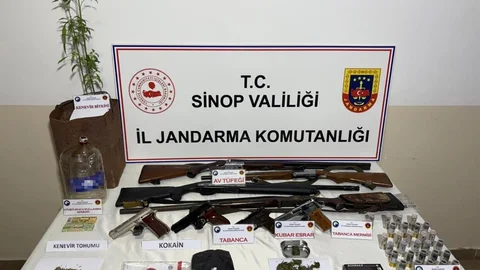 Sinop’ta uyuşturucu operasyonu gerçekleştirildi