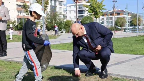Samsun'da çevre temizliği etkinliği