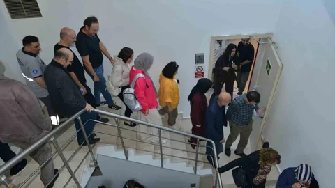 Bursa'da afet tatbikatı gerçekleştirildi