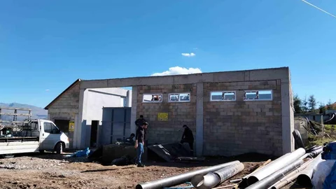 Ordu'da Çambaşı Yaylası'nda içme suyu arıtma tesisi çalışmaları sürüyor