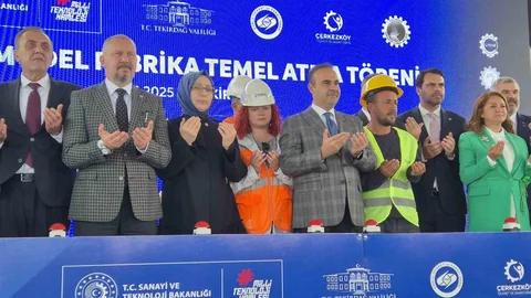 Tekirdağ'da Model Fabrika Temeli Atıldı