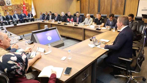 Erzincan'da Birim Amirleriyle Toplantı Yapıldı