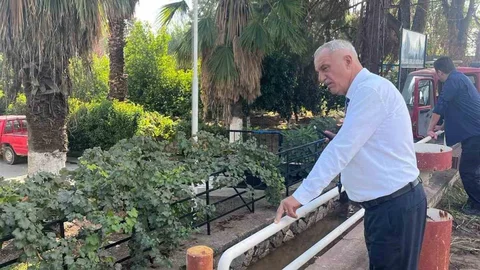 Sultanhisar'da yol bakım çalışmaları denetlendi