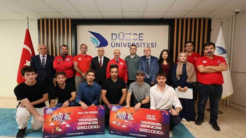 Düzce'de TEKNOFEST Başarısı
