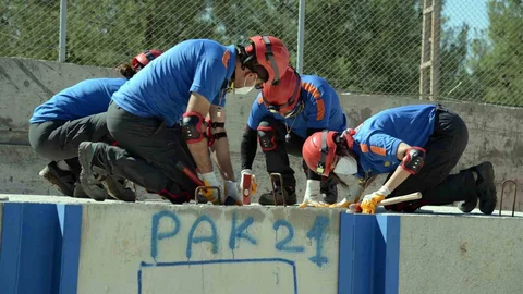 Diyarbakır'da Arama Kurtarma Eğitimi Tamamlandı