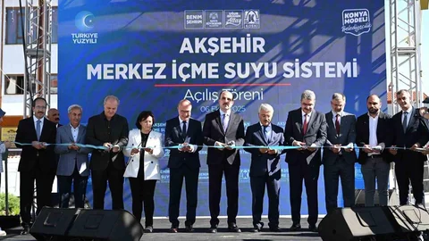 Akşehir’de İçme Suyu Projesi Tamamlandı