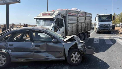Diyarbakır'da freni patlayan kamyon dehşet saçtı