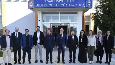Uşak'ta Rektör Savaş'tan Ulubey MYO'ya Ziyaret