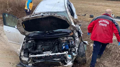 Bigadiç'te trafik kazası