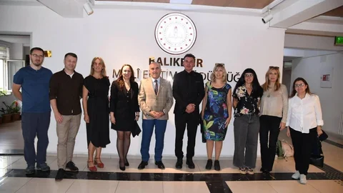 Polonya, İtalya ve Portekiz'den eğitimciler Balıkesir'de