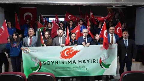 Muğla'da "Soykırıma Hayır" etkinliği gerçekleştirdi