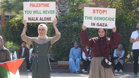 Kilis'te Gazze'ye destek etkinliği