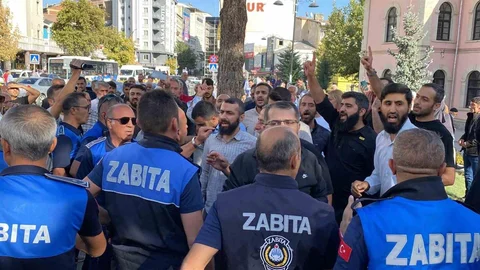 Elazığ'da izinsiz yürüyüş