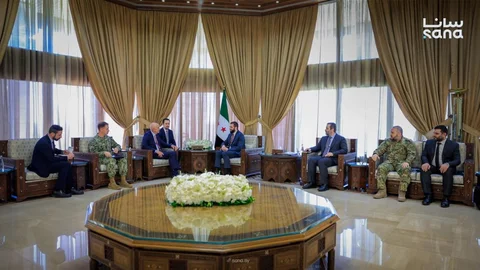 Şam'da Eş-Şara ve ABD Temsilcisi Barrack bir araya geldi