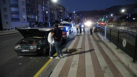 Malatya'da zincirleme trafik kazasında 2 kişi yaralandı