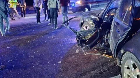 Yozgat'ta Kavşakta Trafik Kazası